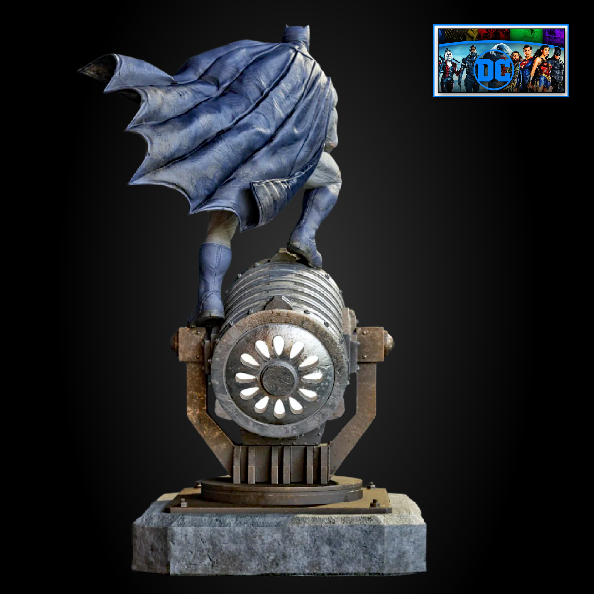 Batman on the Bat Signal | 3D Printer Model Files