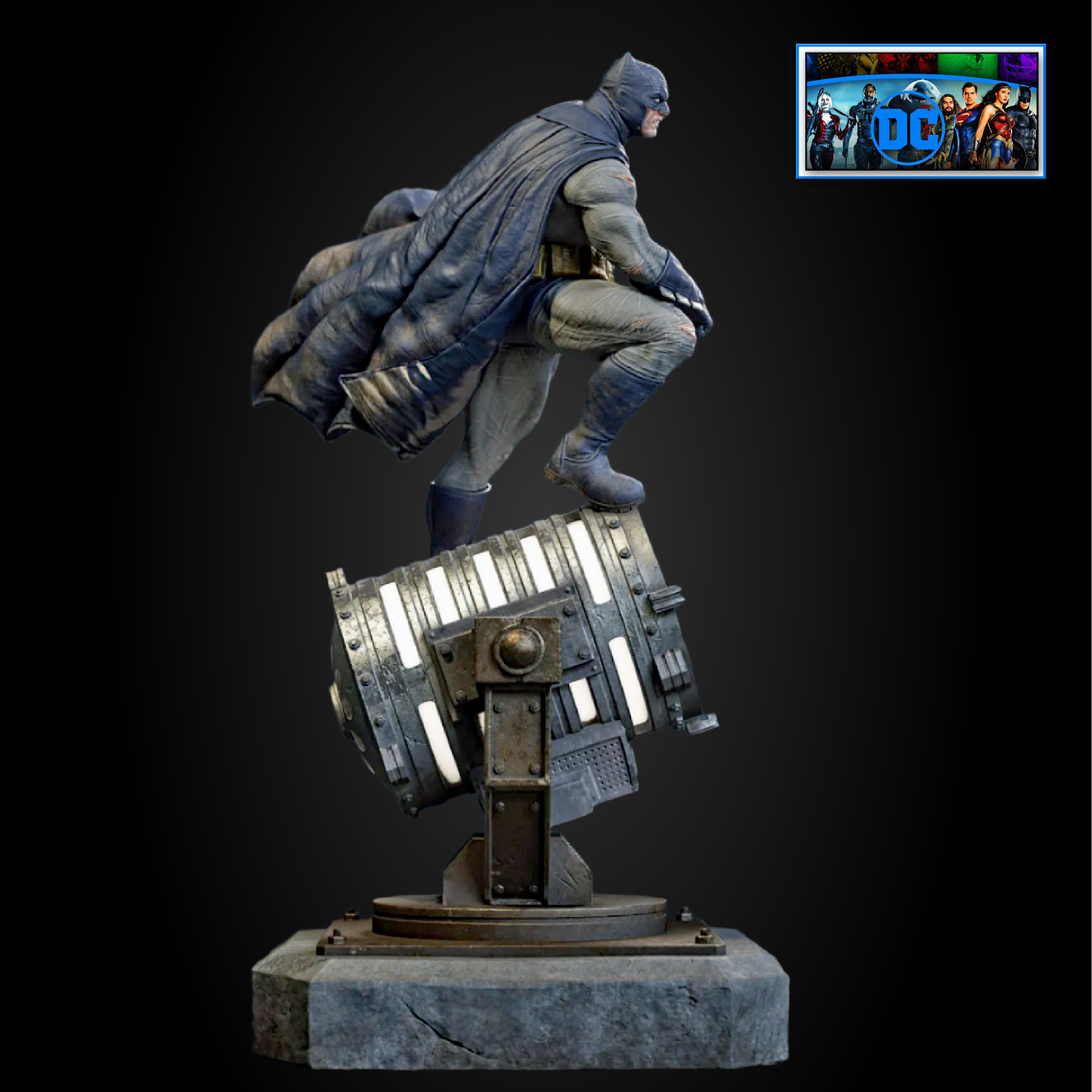 Batman on the Bat Signal | 3D Printer Model Files