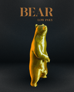 Bear - Low Poly | 3D Printer Model Files