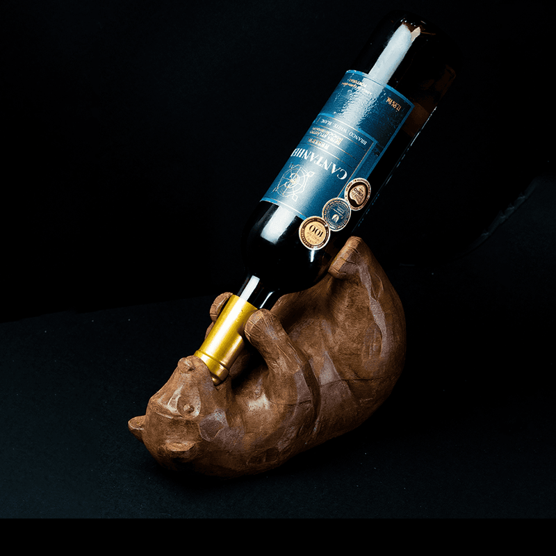 Bear Wine Bottle Holder | 3D Print Model