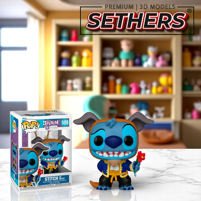 Beauty and the Beast | Lilo and Stitch | POP Funco Mini | 3D Printing Models