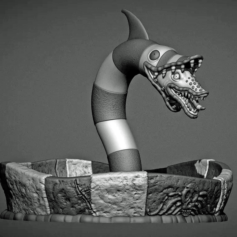 Beetlejuice Sandworm Bowl | 3D Printer Model Files