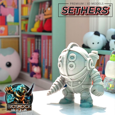 Big Daddy Chibi Bioshock | Best 3D Printing Model Files at Sethers
