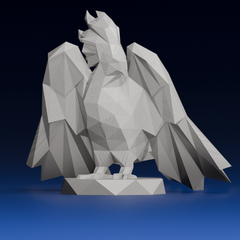 Bird Polygonal Sculpture | 3D Printer Model Files