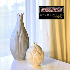 Blooming Vase Flower Collection | 3D Printing Model Files