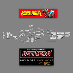 BOR SG Rifle | Borderlands 4 | Prop Cosplay | 3D Printing Models