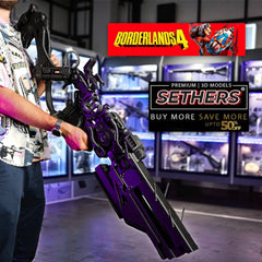 BOR SG Rifle | Borderlands 4 | Prop Cosplay | 3D Printing Models