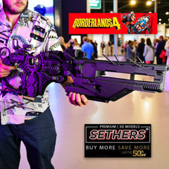 BOR SG Rifle | Borderlands 4 | Prop Cosplay | 3D Printing Models