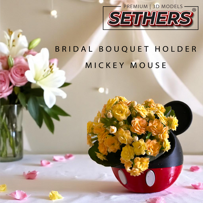 Bridal Bouquet Holder Mickey Mouse | 3D Printing Model Files at Sethers