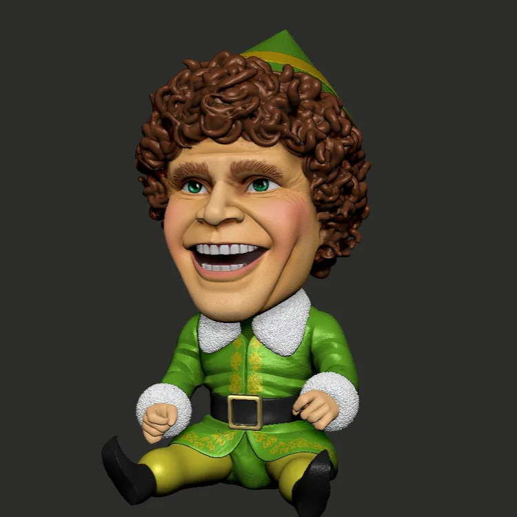 Buddy the Elf movie | Will Ferrell | 3D Printer Model Files