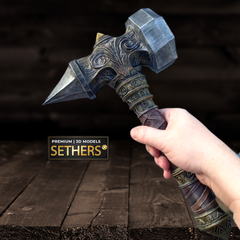 Replica Prop Warhammer | Cosplay | 3D Printing Model Files