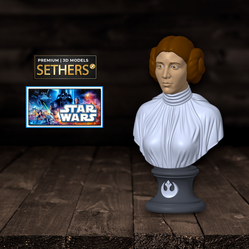  Princess Leia Organa Bust | Star Wars | 3D Printing Models