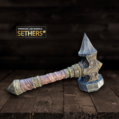 Replica Prop Warhammer | Cosplay | 3D Printing Model Files