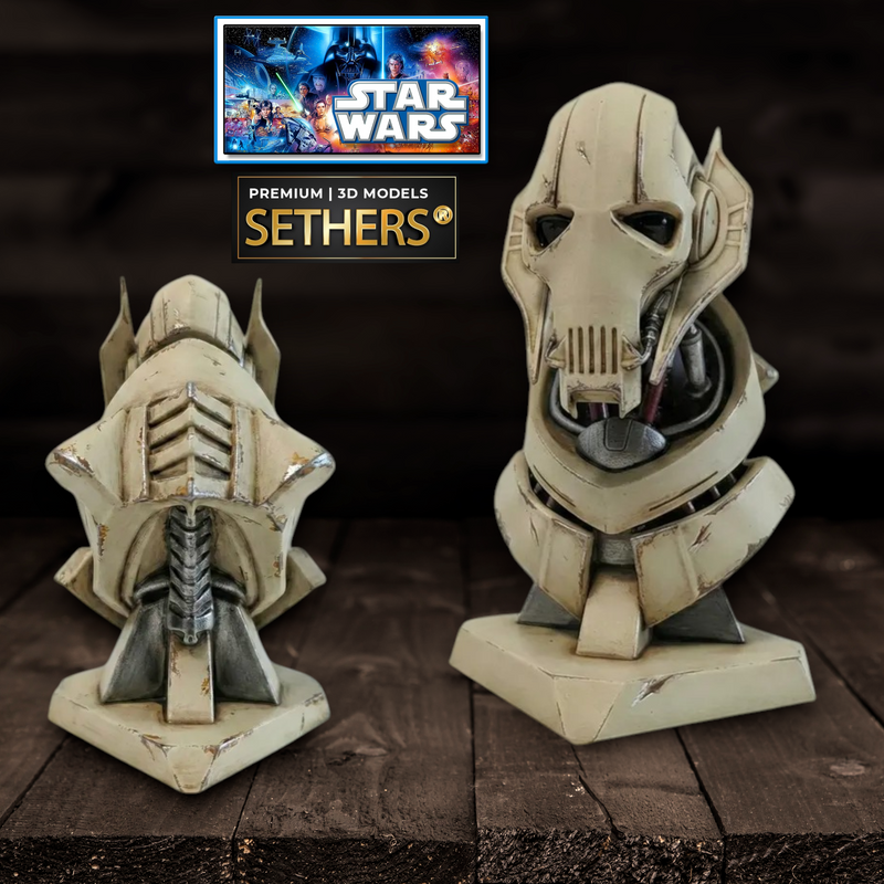 General Grievous Bust | Star Wars | 3D Printing Models