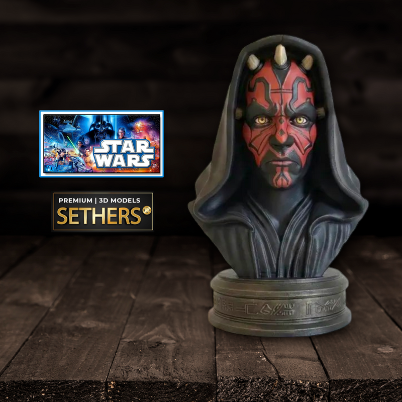 Darth Maul Sith Bust | Star Wars | 3D Printing Models