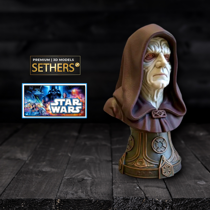 Emperor Palpatine Bust | Star Wars | 3D Printing Models