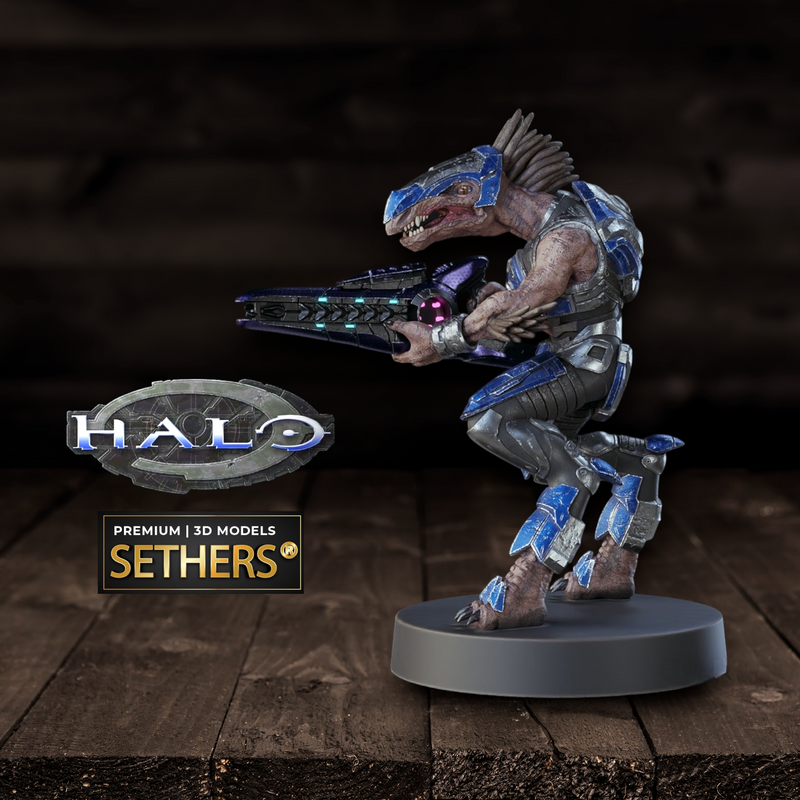 Halo Jackal Sculpture | 3D Printing Model Files by Sethers