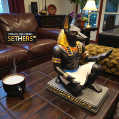  Anubis Egyptian Wine Bottle Holder | 3D Printer Model Files