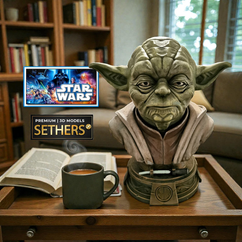 Yoda Jedi Master Bust | Star Wars | 3D Printing Models