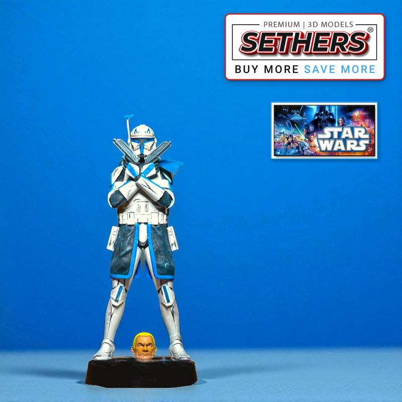 Captain Rex | Star Wars | Best 3D Printing Model Files at Sethers