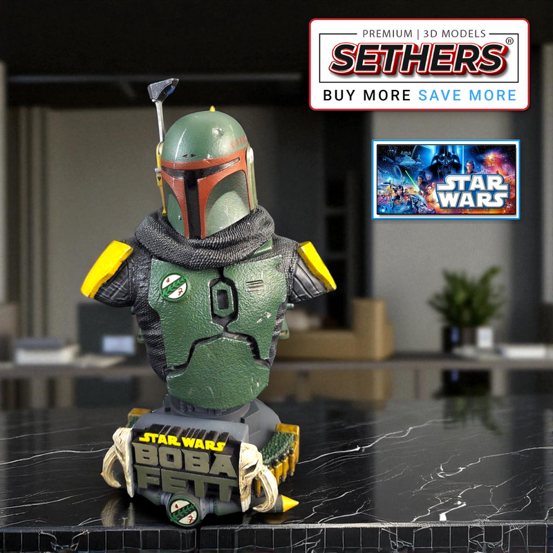 Boba Fett | Star Wars | Best 3D Printing Model Files at Sethers