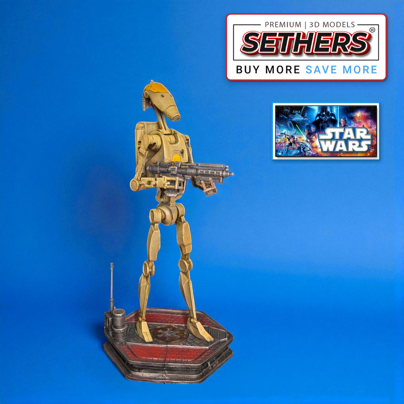 Combat Droid B1 | Star Wars | Best 3D Printing Model Files at Sethers