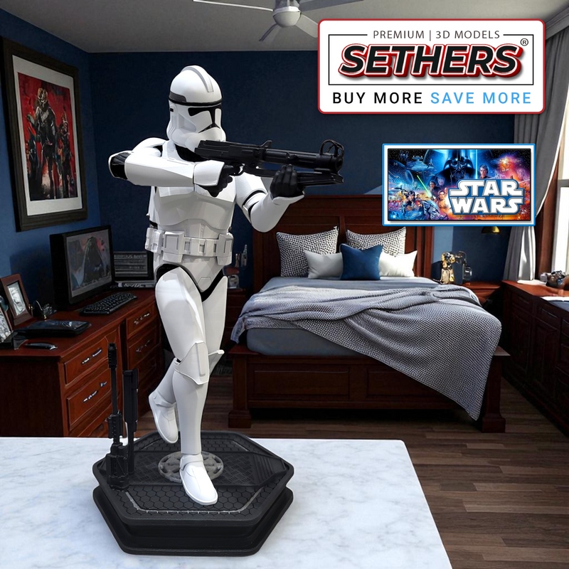 Clone Trooper | Star Wars | Best 3D Printing Model Files at Sethers