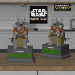 Mandalorian Thinking Sculpture | Star Wars | Best 3D Printing Models
