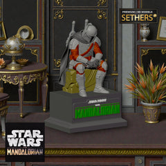 Mandalorian Thinking Sculpture | Star Wars | Best 3D Printing Models