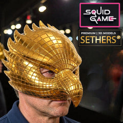 Squid Game Vip Eagle Mask | Move TV Props Cosplay | 3D Printing Models