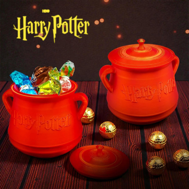 Harry Potter Candy Bowl with Lid | Popcorn Bucket | 3D Printing Models