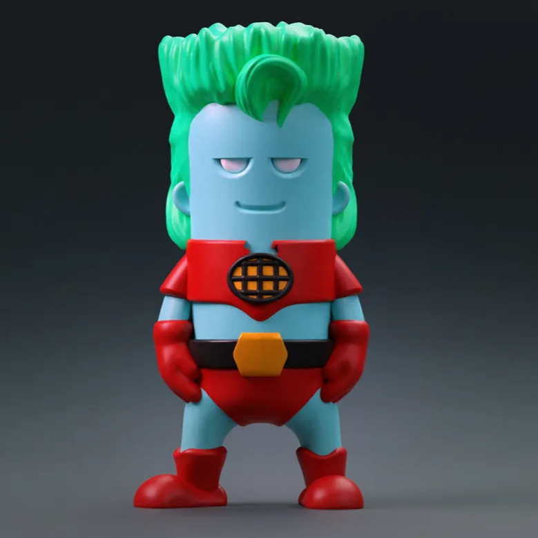 Captain Planet Mini Figure | 3D Printer Model Files