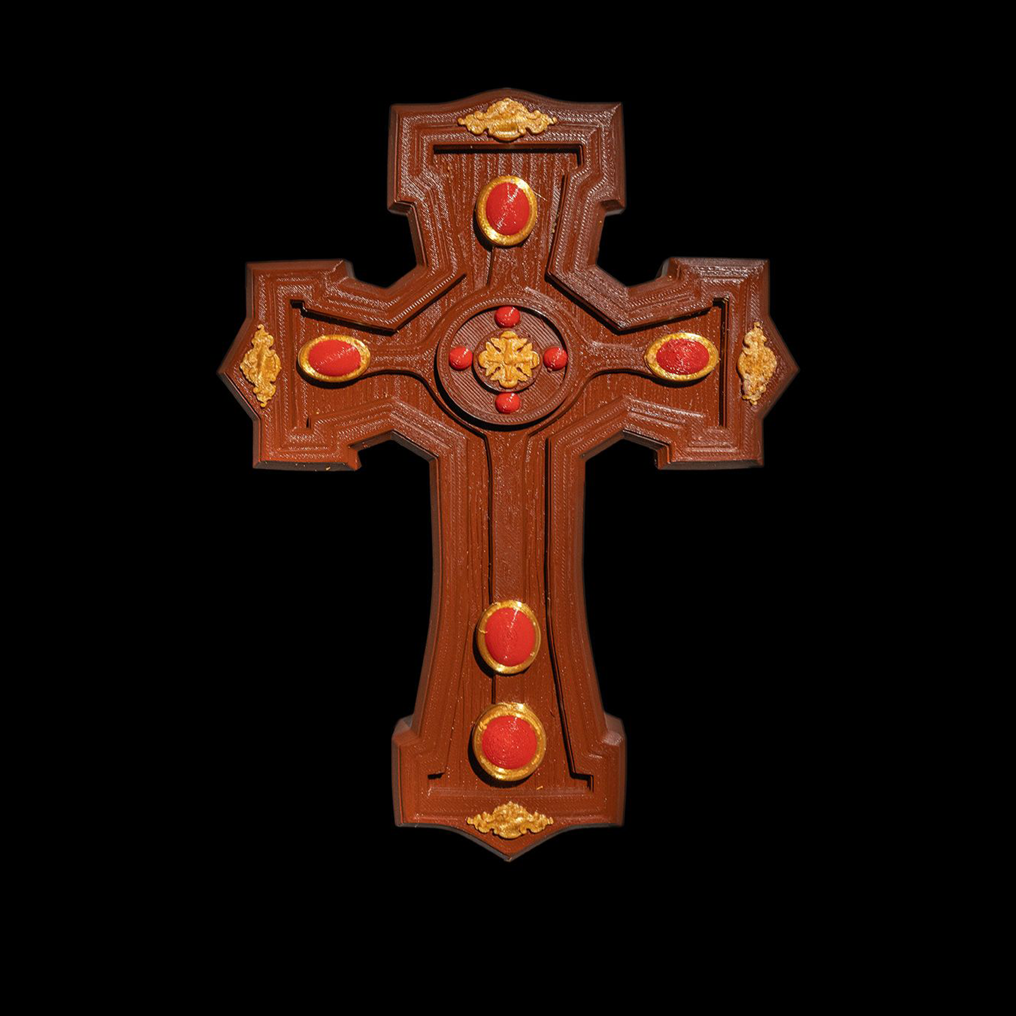 Peinter Cross Revert Carved Cross | 3D Printer Model Files