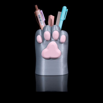 Cat Paw Pen Cup | 3D Printer Model Files