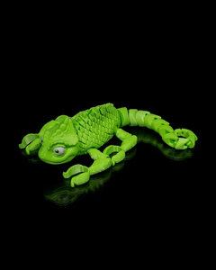 Chameleon with Display Base | Articulated | 3D Printer Model Files