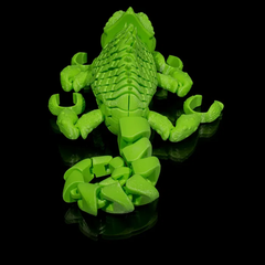 Chameleon with Display Base | Articulated | 3D Printer Model Files