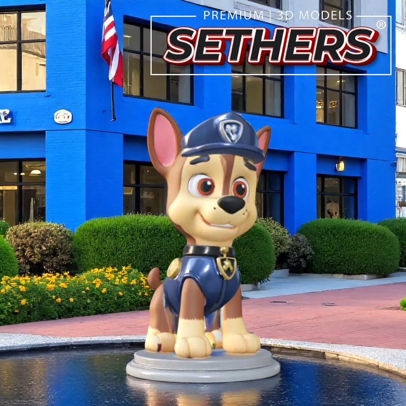 Chase Police Dog | Paw Patrol | Best 3D Printing STL Model Files
