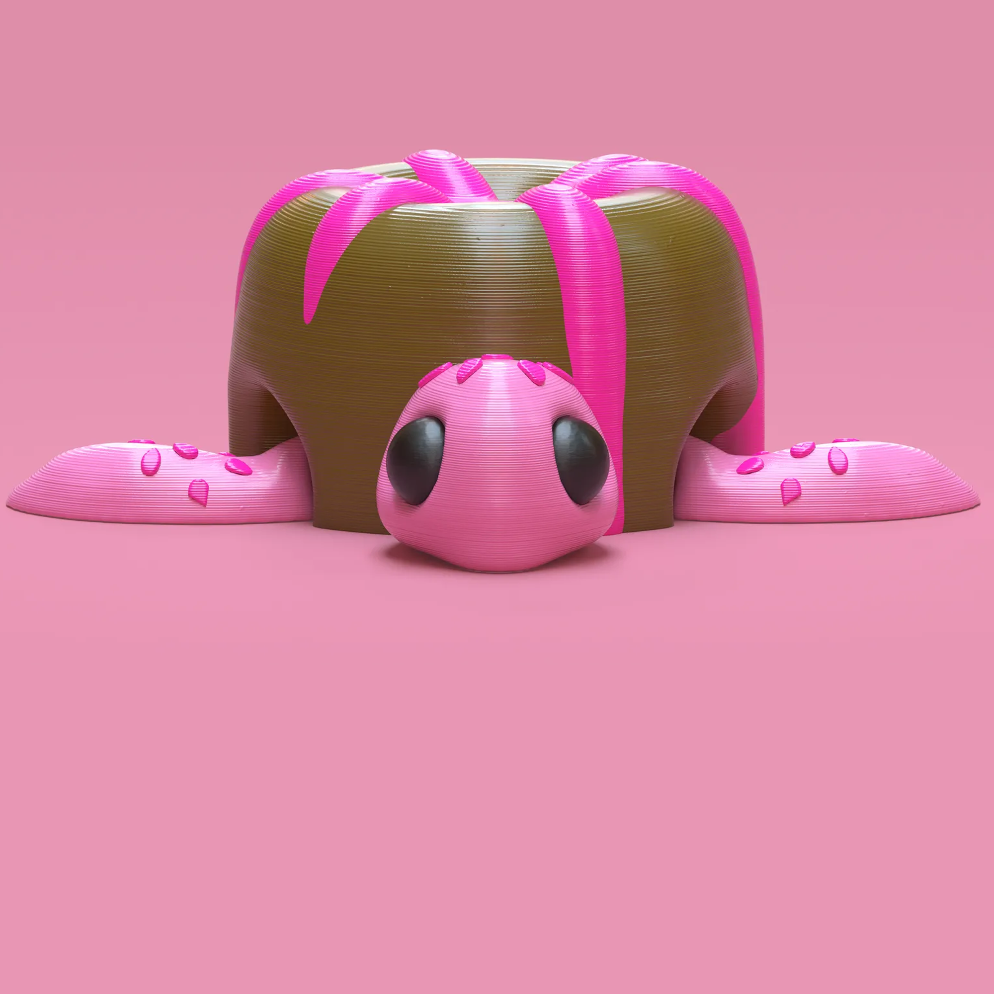 Chocolate Candy Turtle | Articulated Flexi | 3D Printer Model Files