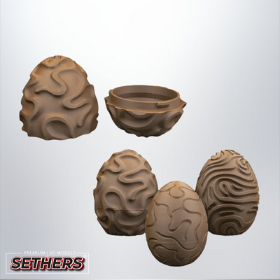 Chocolate Easter Egg Hidden Container | 3D Printer Model Files