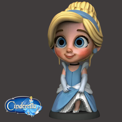 Cinderella | Walt Disney Princess | 3D Printer Model Files