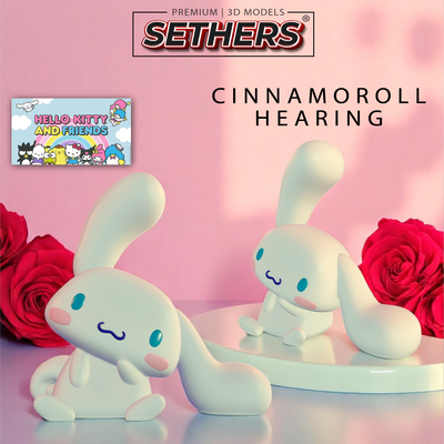 Cinnamoroll Hearing | Hello Kitty Friends | Best 3D Printing STL Models