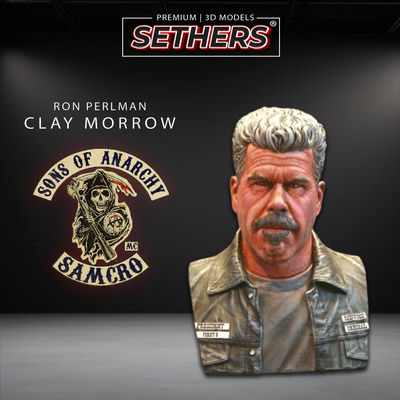 Clay Morrow | Ron Perlman | Sons of Anarchy | 3D Printer Model Files
