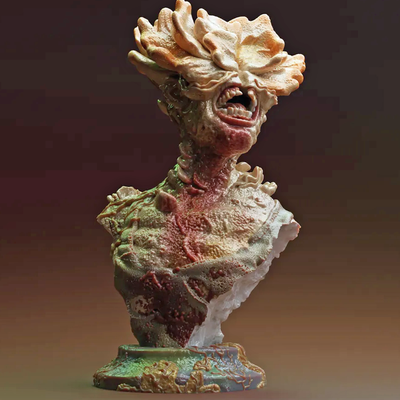 Clicker Zombie Bust | 3D Printer Model Files