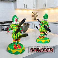 Circus Clown Kitchen Knife Holder | 3D Printer Model Files