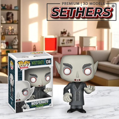 Count Orlok Nosferatu Vampire Dracula | POP Mini Figure | 3D Printing Models