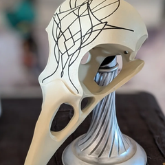 Crow Skull | 3D Printer Model Files