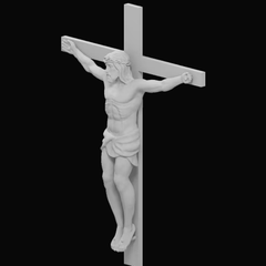 Crucifix Jesus on Cross Wall Art | 3D Printer Model Files