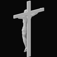 Crucifix Jesus on Cross Wall Art | 3D Printer Model Files