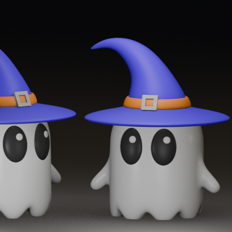 Cute Little Ghost Witch | 3D Printer Model Files