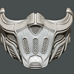 Cyber Samurai Mask v2 | 3D Print Model Files